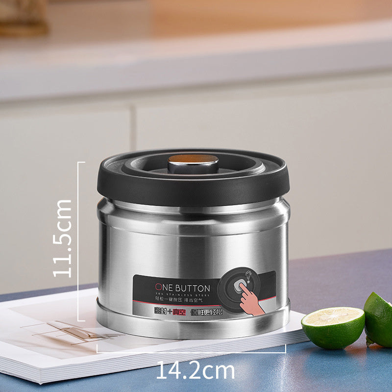 Vacuum Sealed Pot Coffee Bean And Tea Storage Box