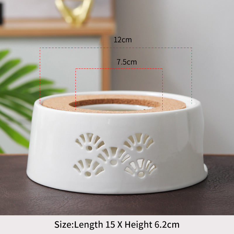 Candle Warm Tea Stove Ceramic Household Heat Preservation Stove Heating Tea Warm Tea Stove Restaurant Hotel Warm Tea Stove