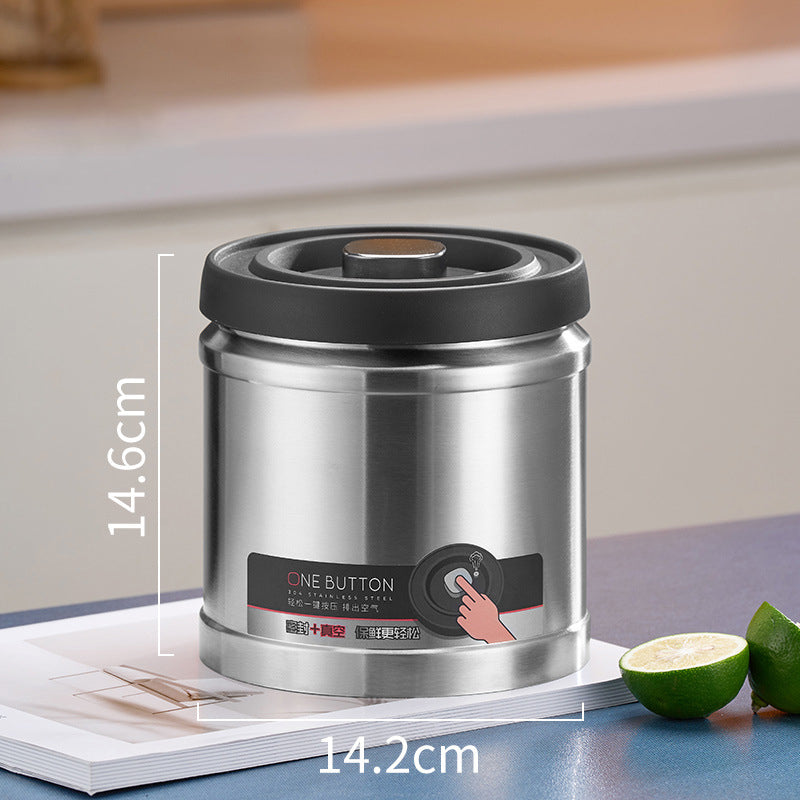 Vacuum Sealed Pot Coffee Bean And Tea Storage Box