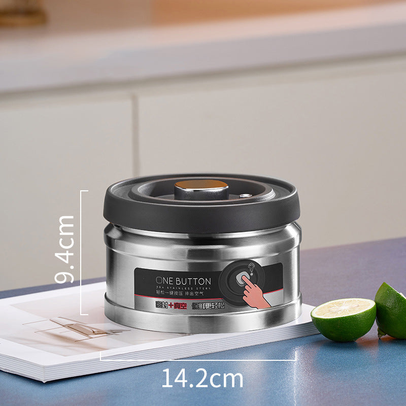 Vacuum Sealed Pot Coffee Bean And Tea Storage Box