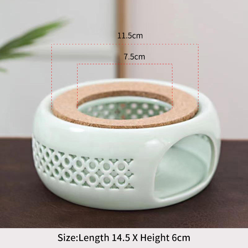Candle Warm Tea Stove Ceramic Household Heat Preservation Stove Heating Tea Warm Tea Stove Restaurant Hotel Warm Tea Stove