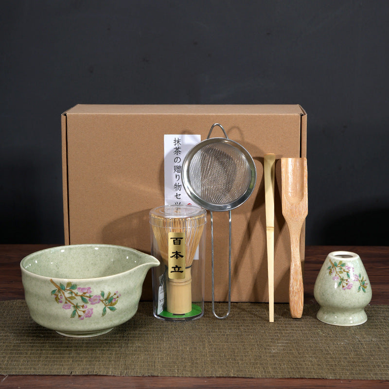 Matcha Bowl Matcha Making Tea Ordering Tool Ceramic Tea Bowl Teacup Blender Matcha Brushing Tea Whisker Set