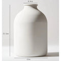 Matte Black Metal Vase: For Dried Flowers, Wedding Gifts, and Home Decor