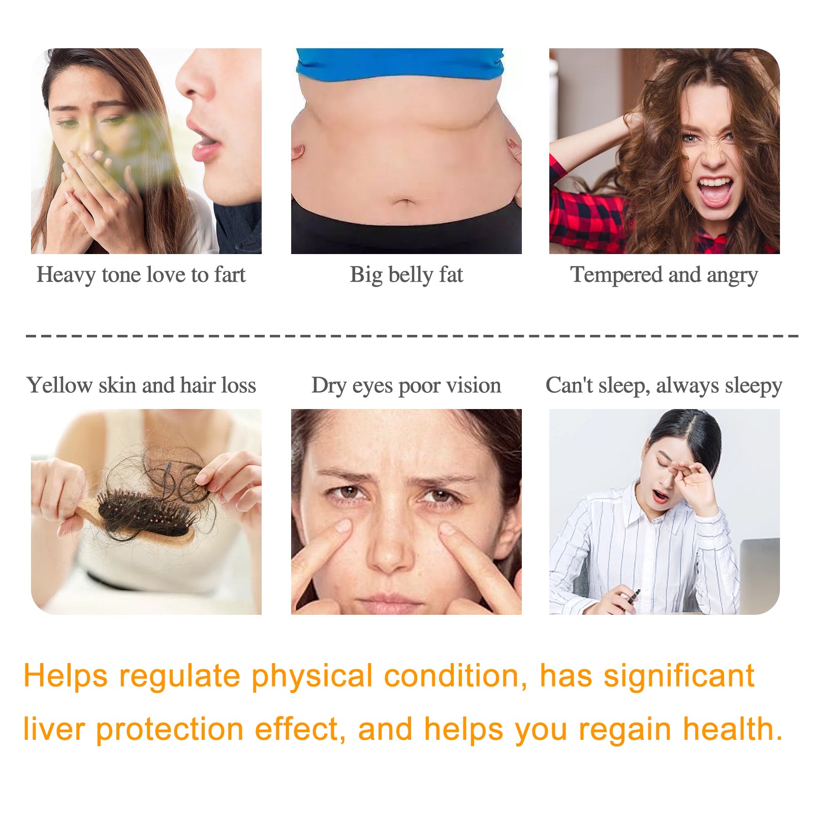 Googeer Body Care Tea Relieves Body Discomfort Dry Eyes Tired Skin Dull Cool Tea Bag