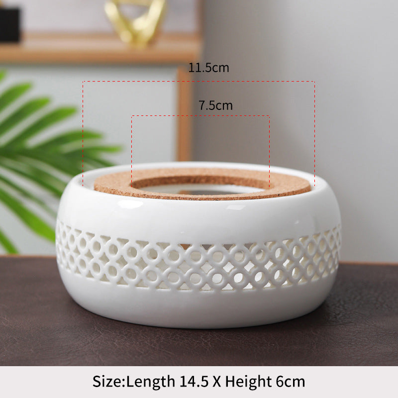 Candle Warm Tea Stove Ceramic Household Heat Preservation Stove Heating Tea Warm Tea Stove Restaurant Hotel Warm Tea Stove