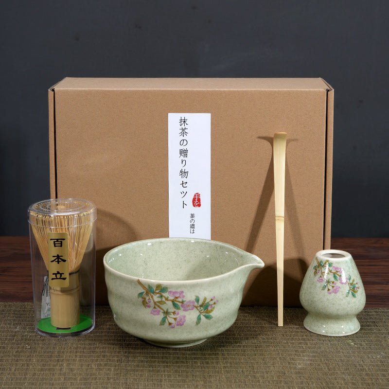 Matcha Bowl Matcha Making Tea Ordering Tool Ceramic Tea Bowl Teacup Blender Matcha Brushing Tea Whisker Set