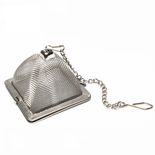 304 Pyramid Mesh Tea Ball Creative Chain Stainless Steel Tea Drain Love Tea Filter Tea Strainer