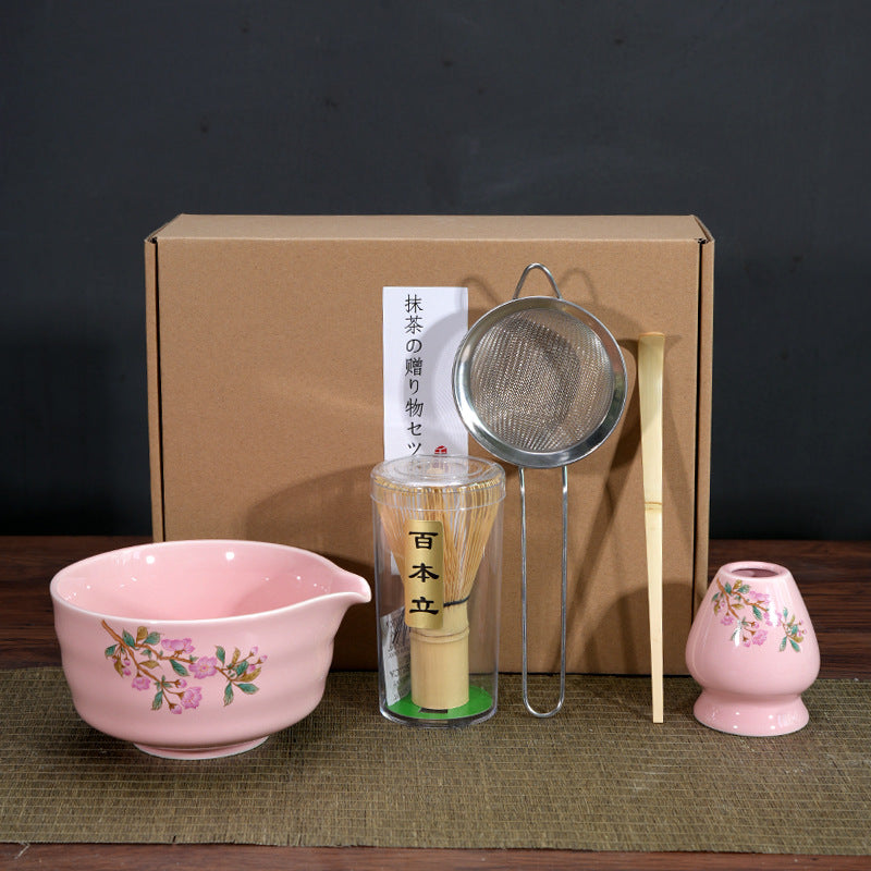 Matcha Bowl Matcha Making Tea Ordering Tool Ceramic Tea Bowl Teacup Blender Matcha Brushing Tea Whisker Set