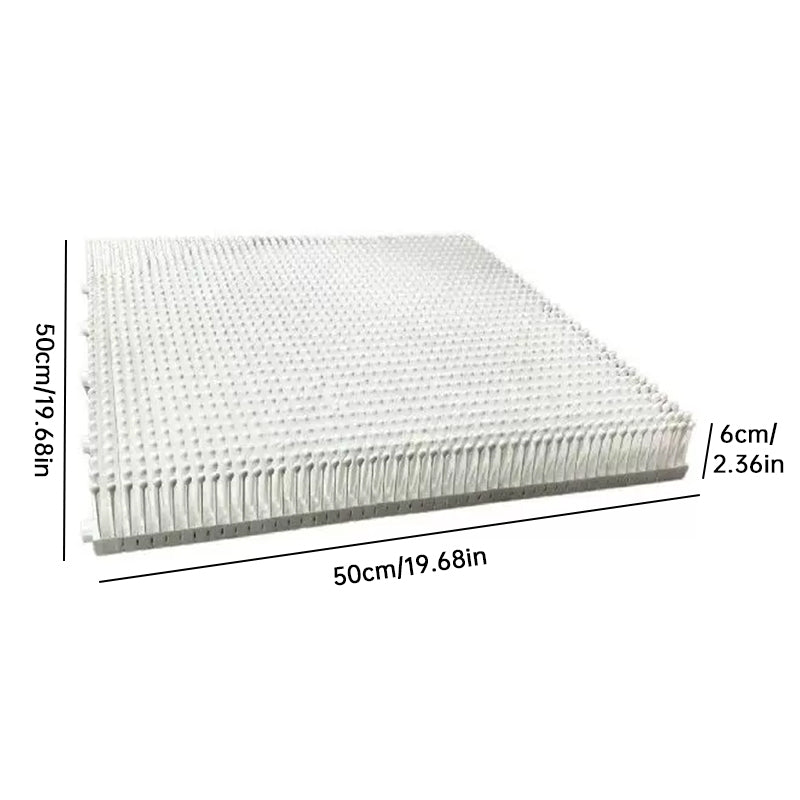 Indoor Ski Carpet White Mushroom Grass Mat + Modular Snowboard & Adult Unisex Skateboard Kit Combo Set