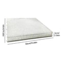 Indoor Ski Carpet White Mushroom Grass Mat + Modular Snowboard & Adult Unisex Skateboard Kit Combo Set