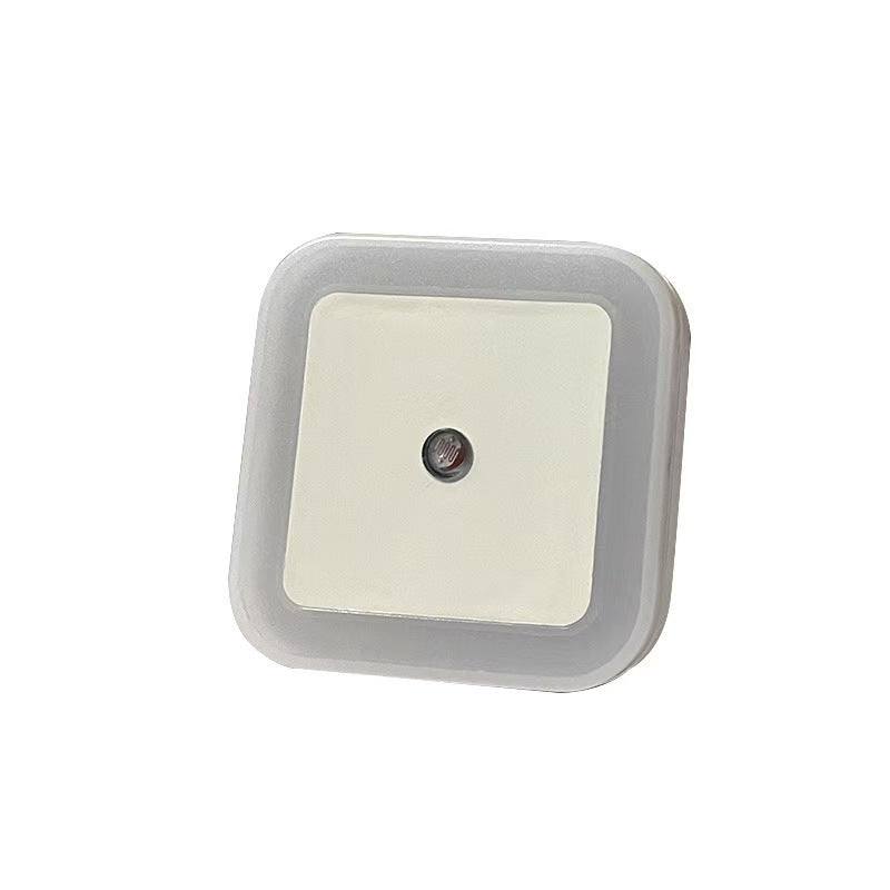 Square LED Night Light Plug-in Smart Light Control Indoor Sensor Bedside Lamp for Bedroom