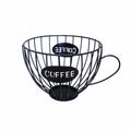 Cofffee Capsule And Tea Bag Holder Black