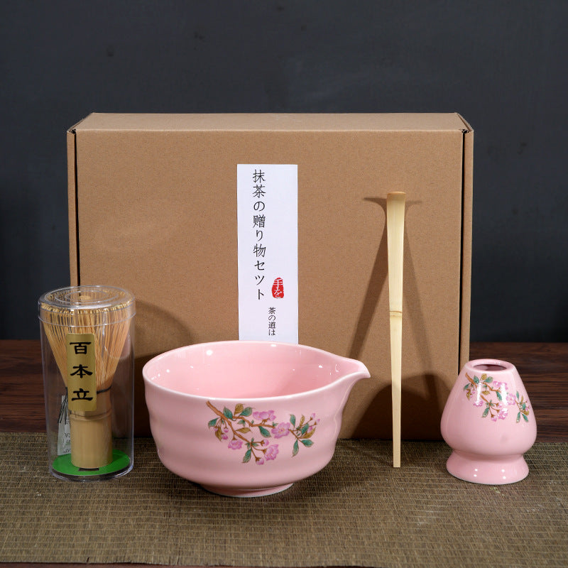 Matcha Bowl Matcha Making Tea Ordering Tool Ceramic Tea Bowl Teacup Blender Matcha Brushing Tea Whisker Set