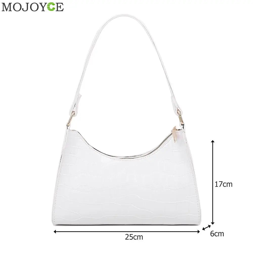 Exquisite Bag Retro Casual Women Totes Shoulder Bags Female Leather Solid Color Chain Handbag
