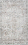 Cream Holi-2301 Washable Area Rug