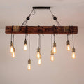 Wood Hanging Multi Chandelier